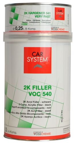 Carsystem VOC 540 filler 0,9L + 0,25 kovete