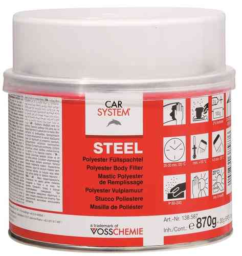 Carsystem Steel kitti + kov. 0,9kg