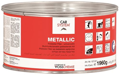 Carsystem Metallic metallikitti + kov. 2,0kg