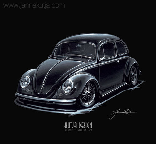 T-paita, VW Beetle